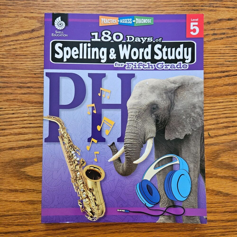 180 Days of Spelling & Word Study for 5th Grade Workbook